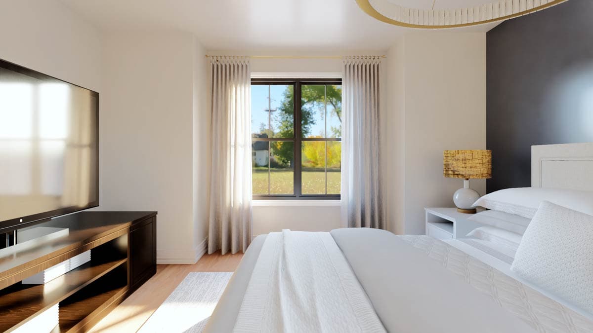 Plan 135420GRA: Striking Modern House Plan with 3 Bedrooms and Walkout Lower Level - Image #15 - Contemporary, Modern, New American