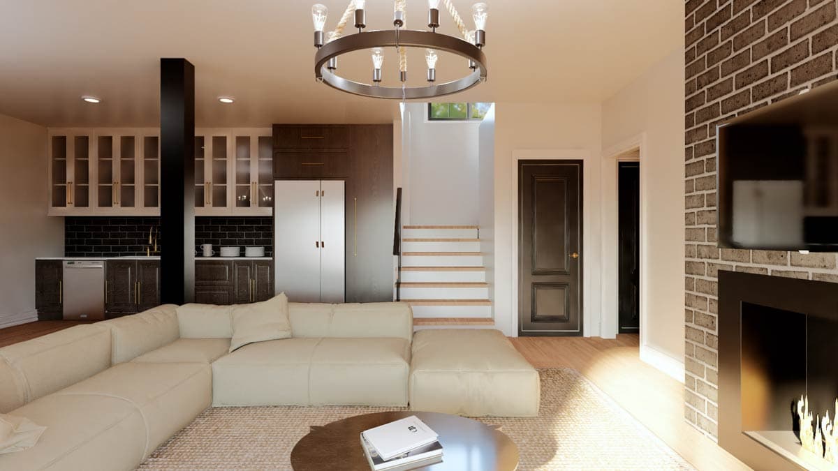 Plan 135420GRA: Striking Modern House Plan with 3 Bedrooms and Walkout Lower Level - Image #21 - Contemporary, Modern, New American