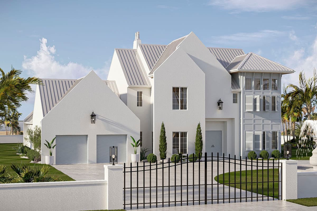 Plan 623632DJ: Spacious Coastal Contemporary House Plan with 4 Bedrooms and Grand Porches - Image #3 - Coastal Contemporary, Contemporary, Florida-Style