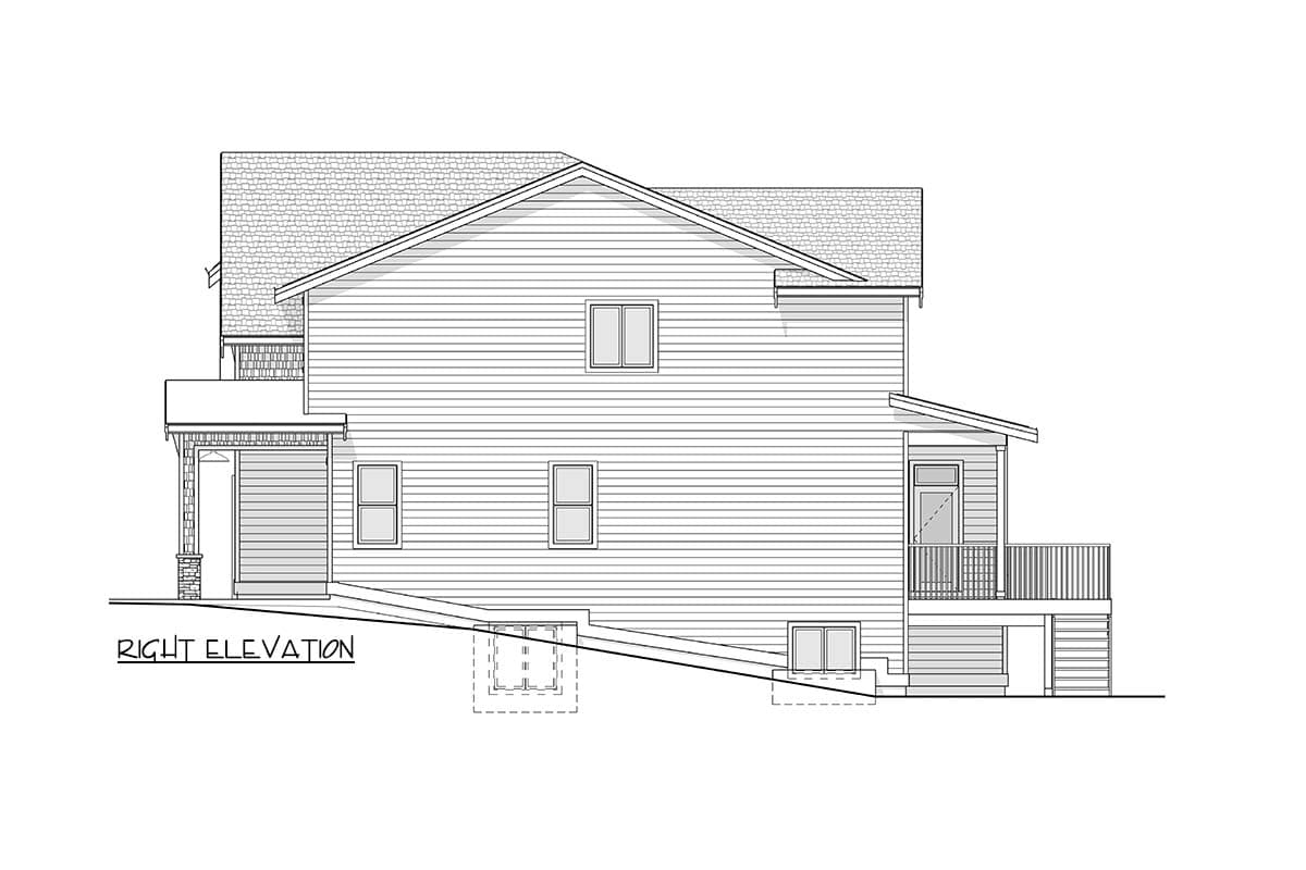 Plan 270127AF: Two-Story New American House Plan with 4 Bedrooms and 2-Car Garage - Image #33 - Craftsman, Modern Farmhouse, New American