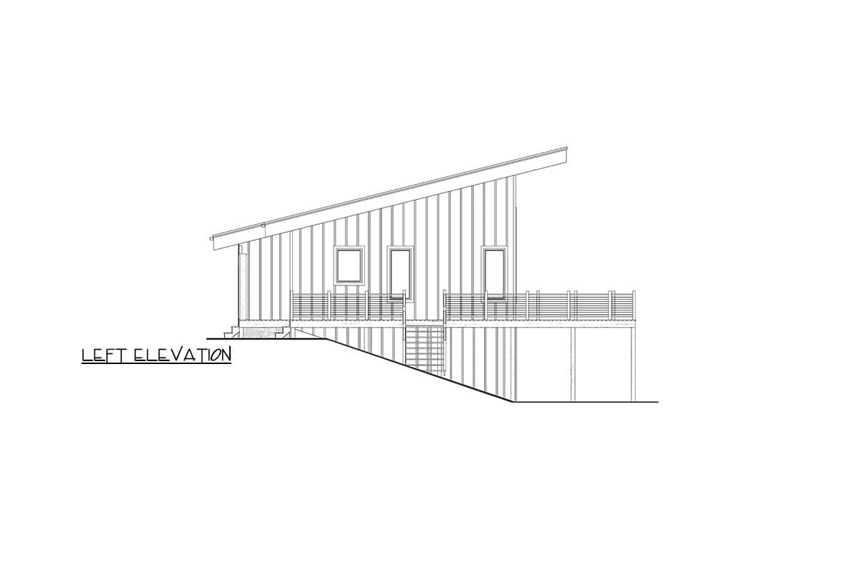 Plan 911070JVD: Modern Mountain House Plan with 3 Beds and Walkout Lower Level - Image #18 - Barndominium, Contemporary, Modern, Mountain