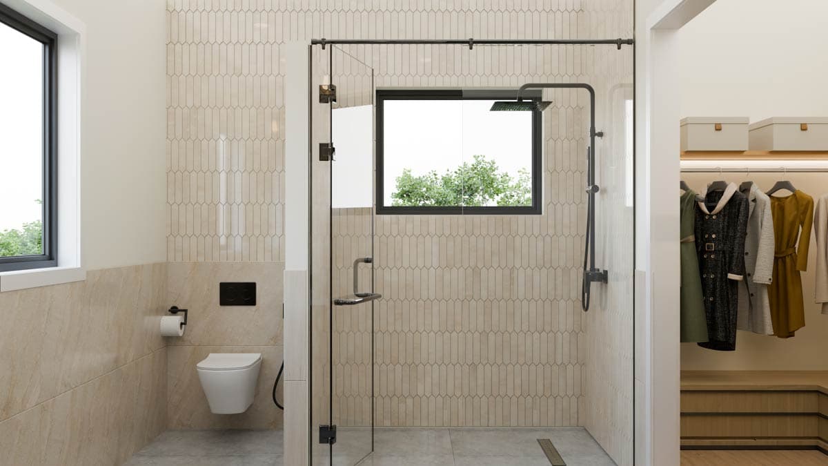 Plan 911070JVD: Modern Mountain House Plan with 3 Beds and Walkout Lower Level - Image #15 - Barndominium, Contemporary, Modern, Mountain