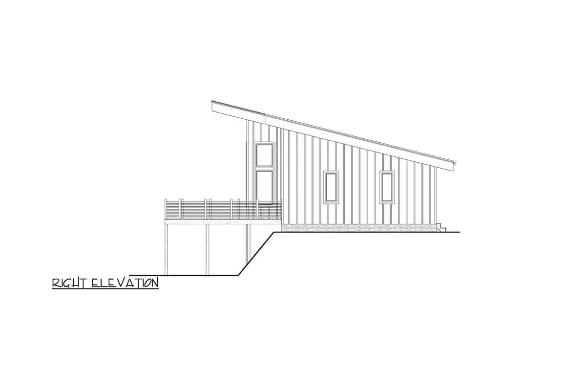 Plan 911070JVD: Modern Mountain House Plan with 3 Beds and Walkout Lower Level - Image #21 - Barndominium, Contemporary, Modern, Mountain