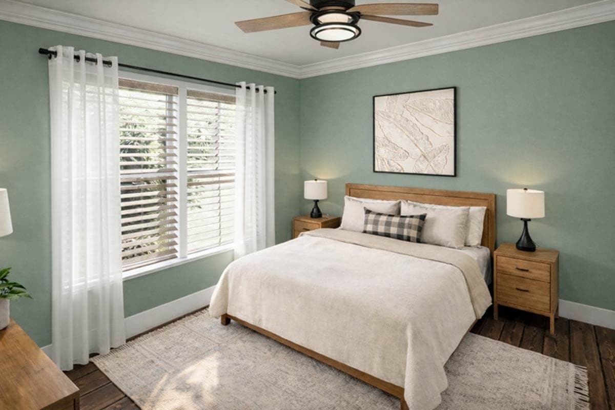 Plan 25081DH: Modern Farmhouse House Plan with 3 Beds and 2-Car Garage - Image #9 - Farmhouse, Modern Farmhouse, New American