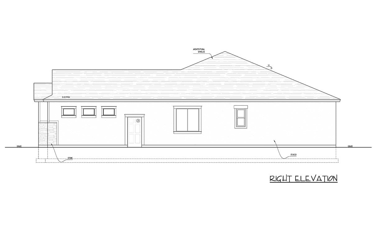 Plan 849073PGE: New American House Plan with 3 Bedrooms and 3-Car Garage - Image #7 - New American, Ranch, Traditional