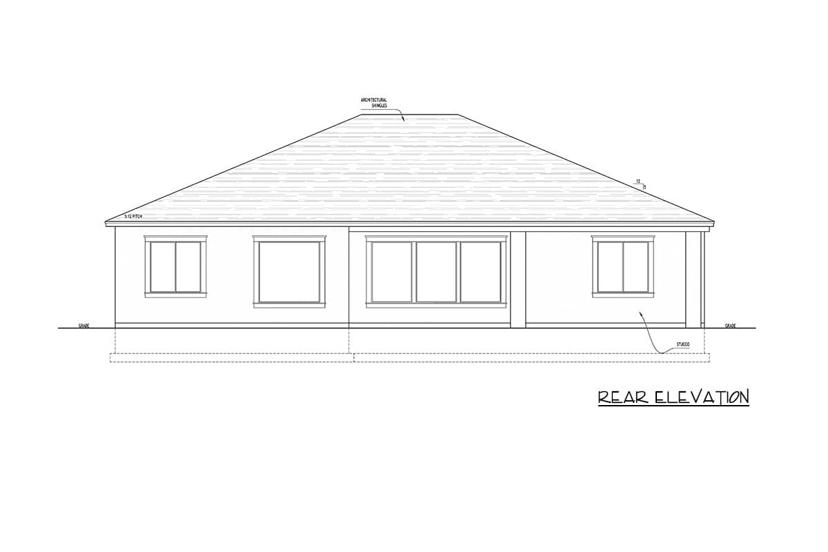 Plan 849073PGE: New American House Plan with 3 Bedrooms and 3-Car Garage - Image #6 - New American, Ranch, Traditional