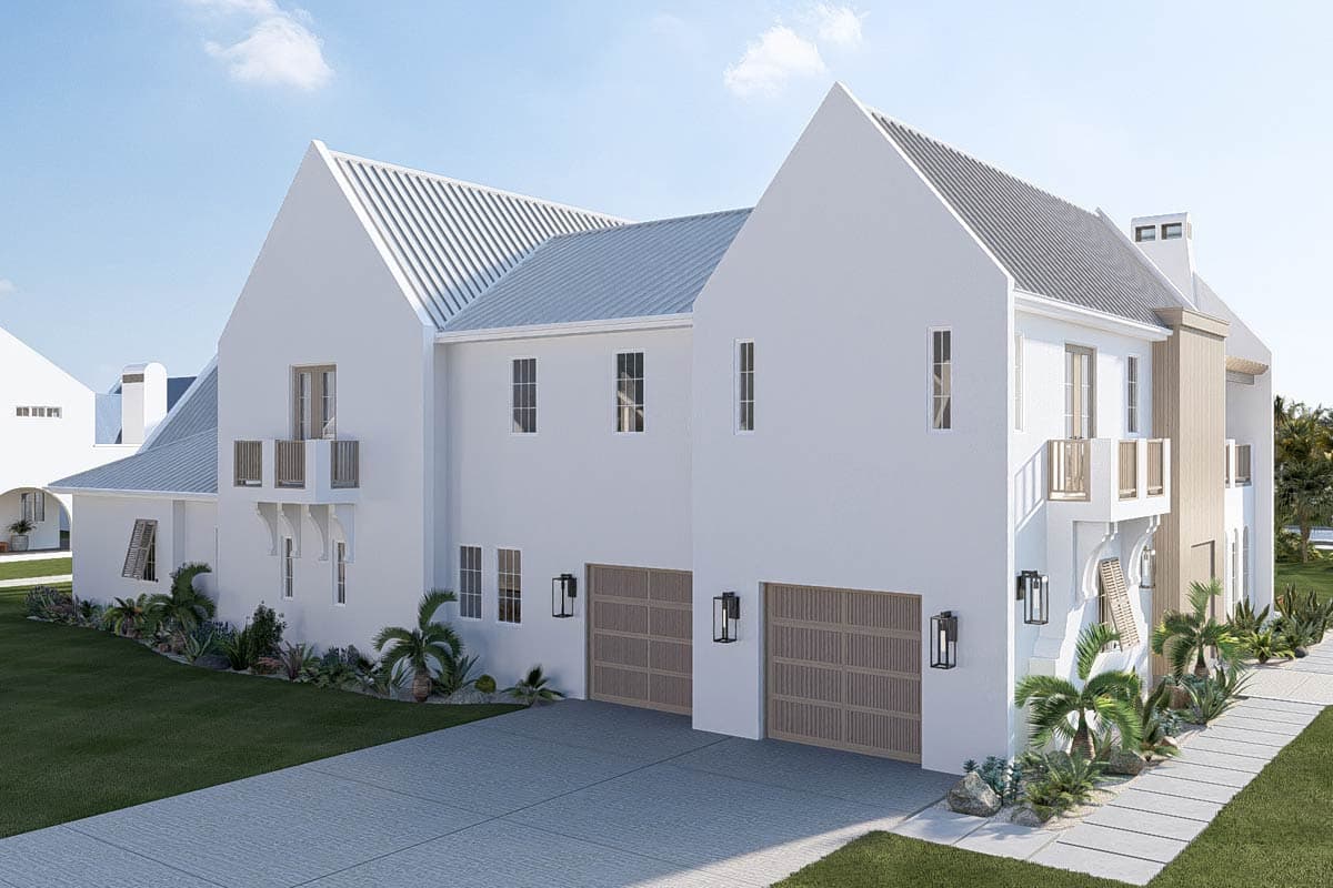 Plan 623633DJ: Coastal Contemporary 4-Bedroom House Plan with Expansive Outdoor Living - Image #4 - Coastal Contemporary, Contemporary, Florida-Style