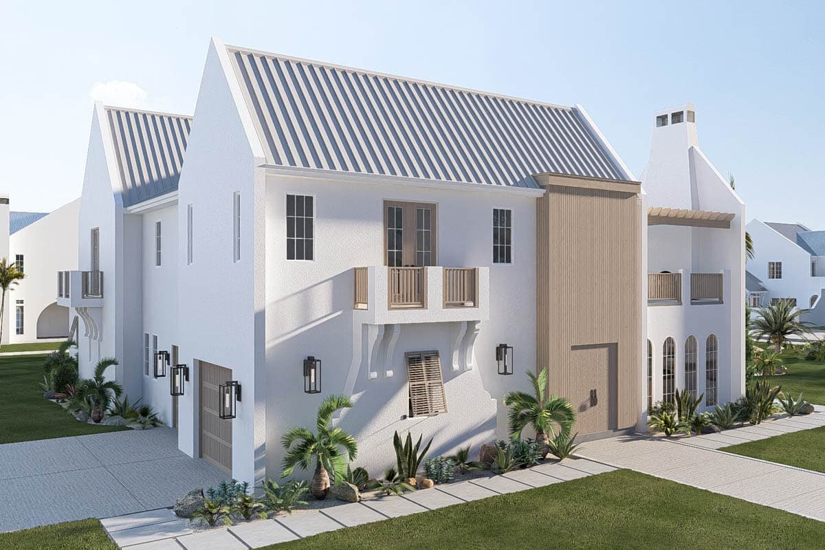 Plan 623633DJ: Coastal Contemporary 4-Bedroom House Plan with Expansive Outdoor Living - Image #3 - Coastal Contemporary, Contemporary, Florida-Style