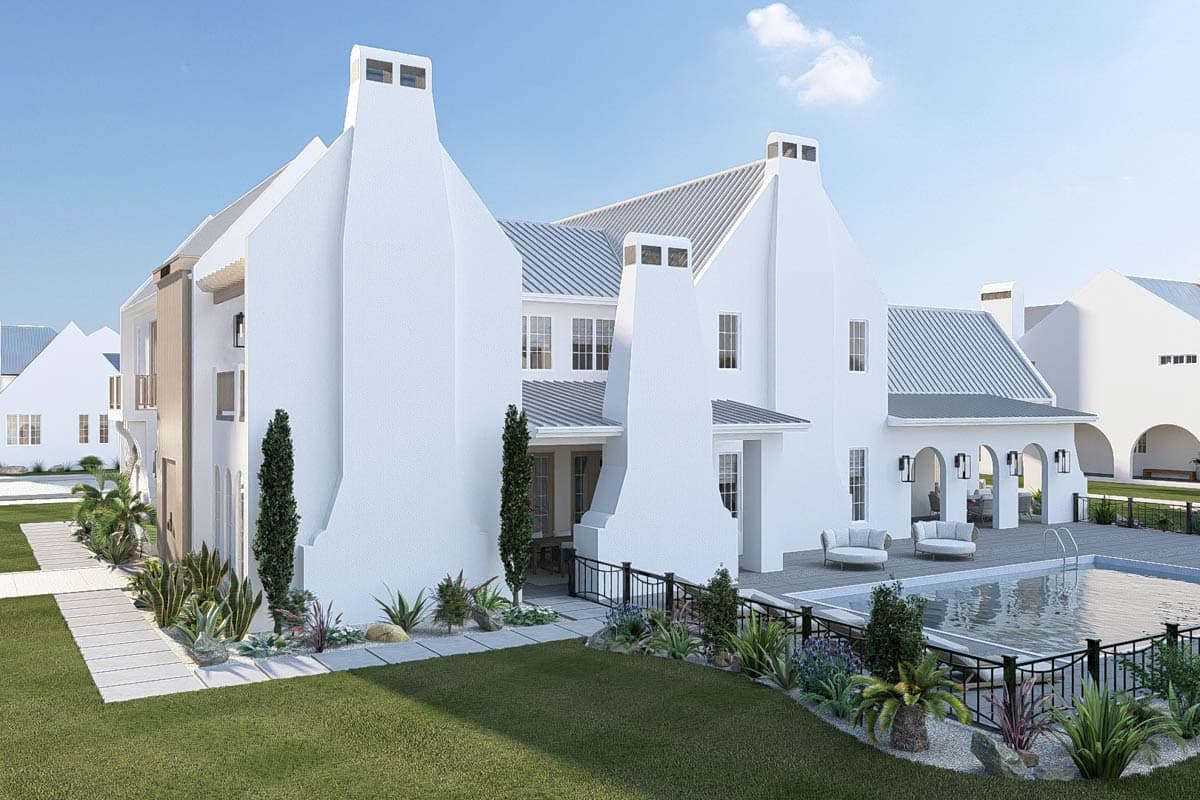 Plan 623633DJ: Coastal Contemporary 4-Bedroom House Plan with Expansive Outdoor Living - Image #15 - Coastal Contemporary, Contemporary, Florida-Style