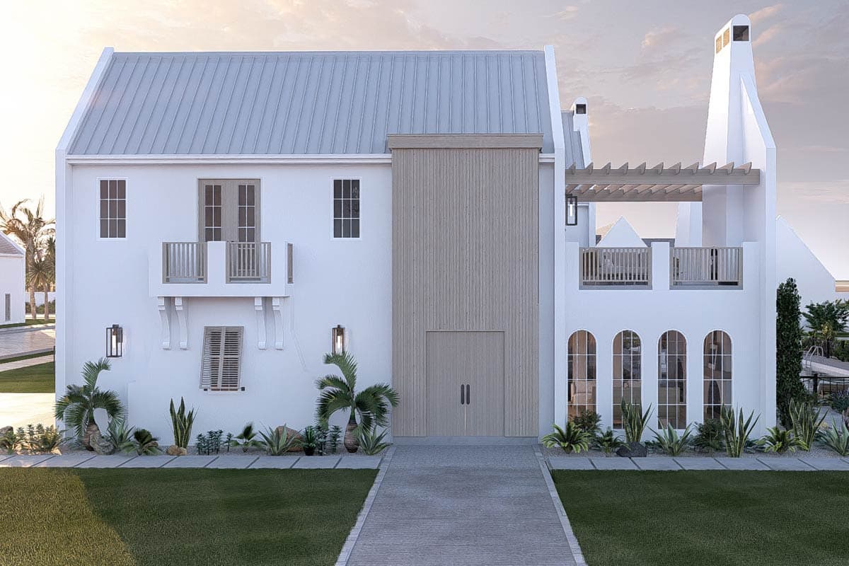 Plan 623633DJ: Coastal Contemporary 4-Bedroom House Plan with Expansive Outdoor Living - Image #9 - Coastal Contemporary, Contemporary, Florida-Style