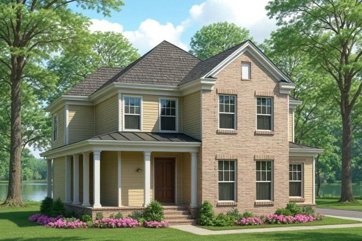 Plan 5487LK: Southern Traditional House Plan with 3-Car Garage and Wrap Around Porch - Image #2 - Southern, Traditional