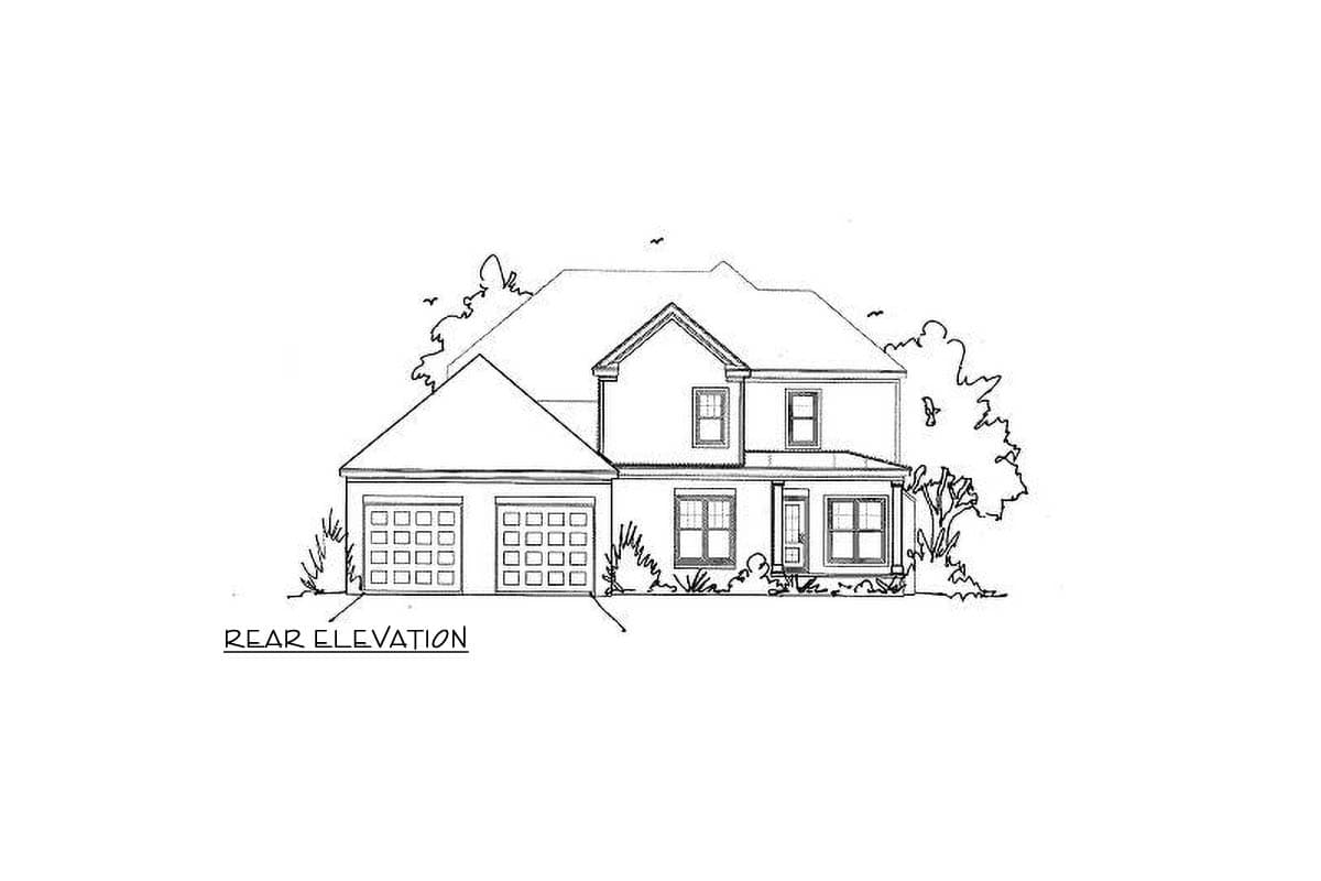 Plan 5487LK: Southern Traditional House Plan with 3-Car Garage and Wrap Around Porch - Image #3 - Southern, Traditional