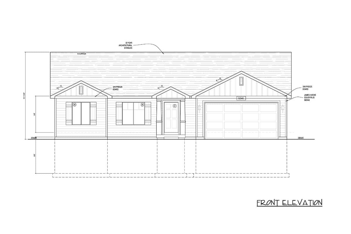 Plan 849075PGE: Craftsman Farmhouse Plan with Flexible Bedrooms - Image #4 - Craftsman, Farmhouse, Ranch, Traditional