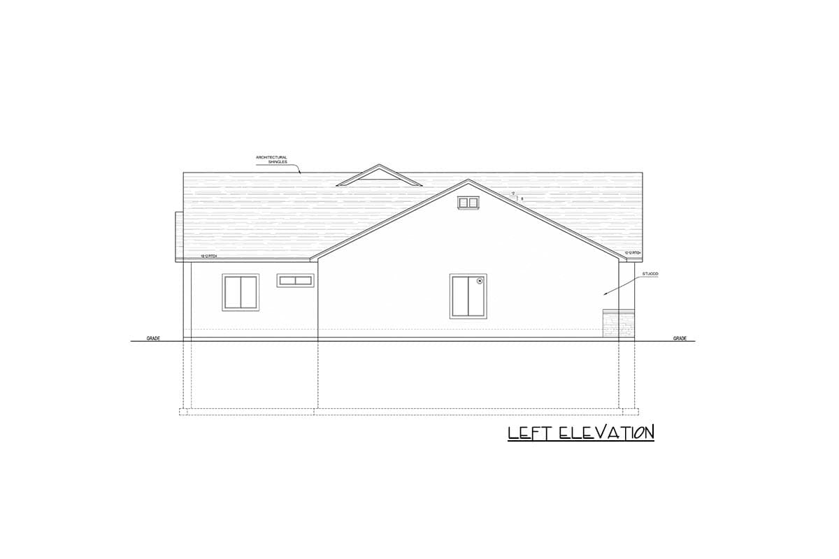Plan 849076PGE: Modern Farmhouse Ranch Plan with 3-Car Garage and Office - Image #5 - Country, Farmhouse, Ranch, Traditional