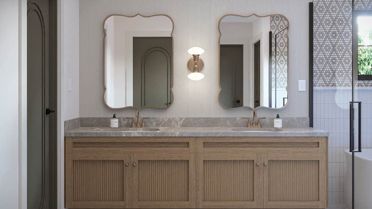 Plan 623634DJ: Modern European 5-Bedroom House Plan with Two-Story Great Room - Image #17 - European, Modern