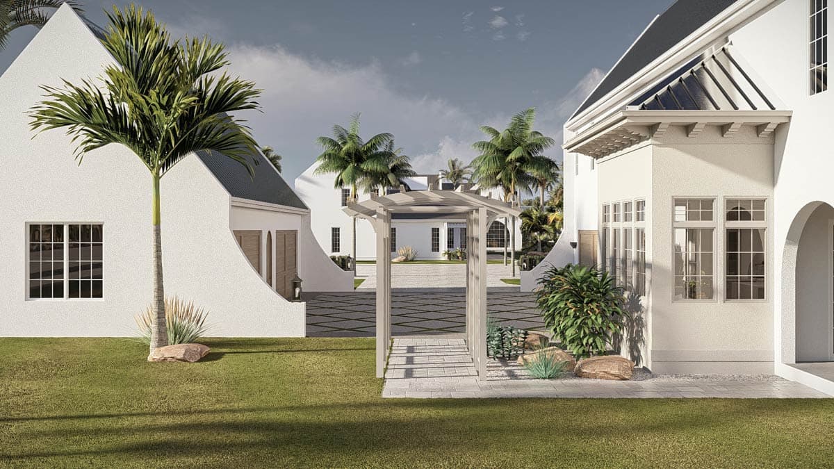 Plan 623635DJ: Grand Coastal Contemporary House Plan with 6 Bedrooms and Two-Story Great Room - Image #16 - Coastal Contemporary, Contemporary, European, Florida-Style, Modern