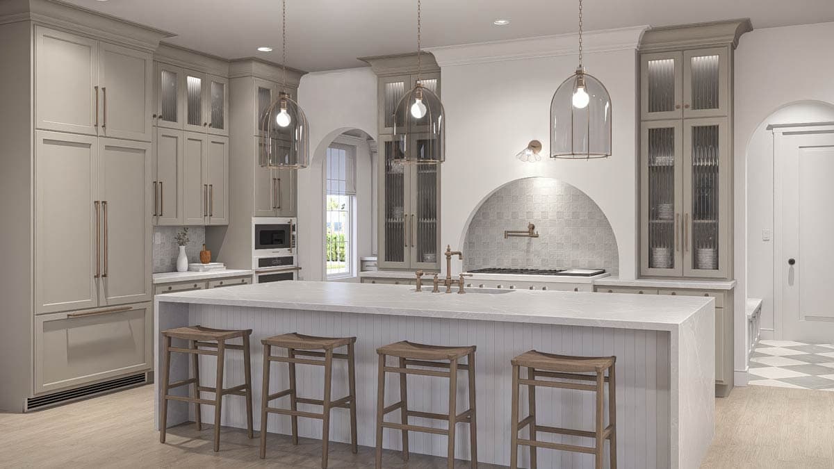 Plan 623635DJ: Grand Coastal Contemporary House Plan with 6 Bedrooms and Two-Story Great Room - Image #33 - Coastal Contemporary, Contemporary, European, Florida-Style, Modern