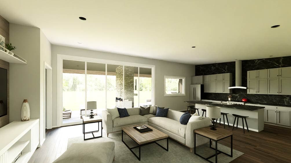 Plan 135421GRA: Contemporary Barndominium House Plan with 3 Beds and Expansive Garage - Image #10 - Barndominium, Contemporary, Country, Modern