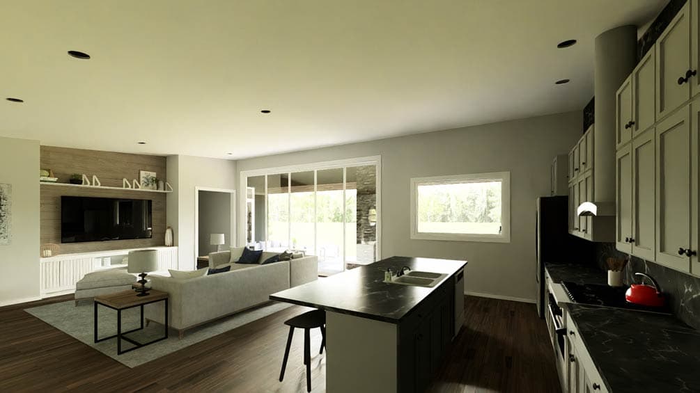 Plan 135421GRA: Contemporary Barndominium House Plan with 3 Beds and Expansive Garage - Image #9 - Barndominium, Contemporary, Country, Modern