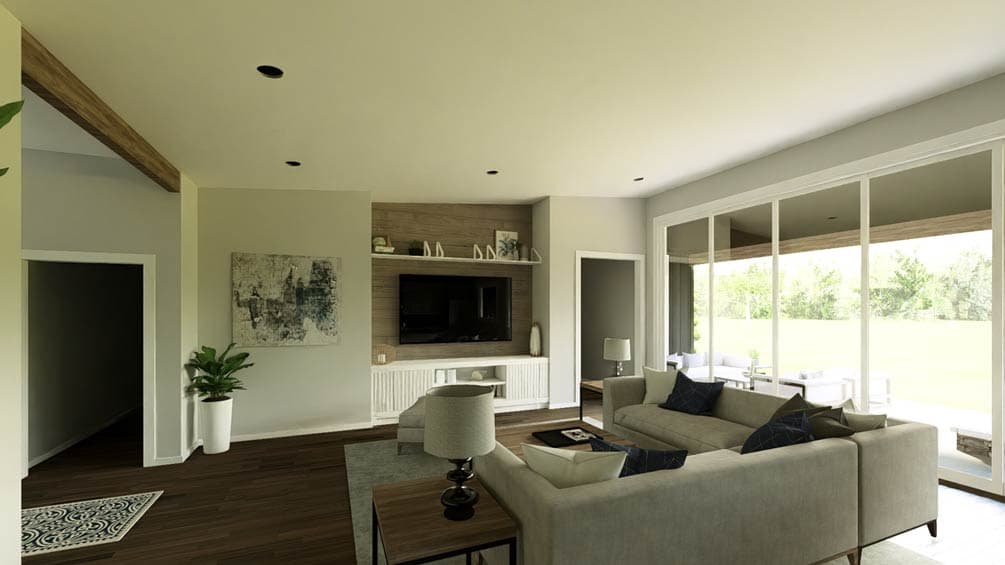 Plan 135421GRA: Contemporary Barndominium House Plan with 3 Beds and Expansive Garage - Image #8 - Barndominium, Contemporary, Country, Modern