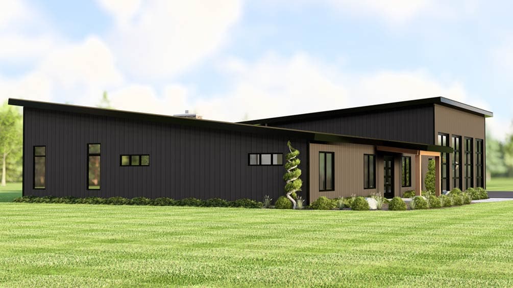 Plan 135421GRA: Contemporary Barndominium House Plan with 3 Beds and Expansive Garage - Image #6 - Barndominium, Contemporary, Country, Modern