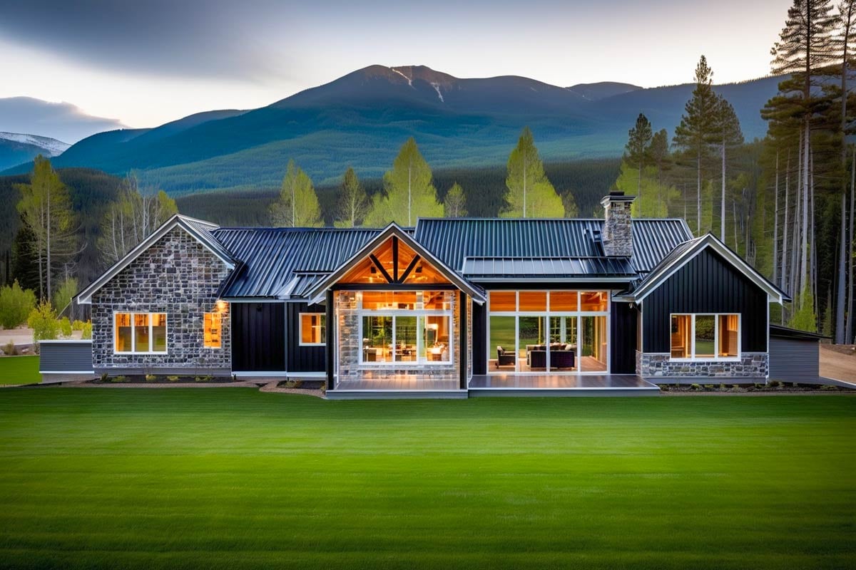 Inline Ranch Home Plan 490139NAH: Spacious Ranch Home with Open Layout and Butlers Pantry