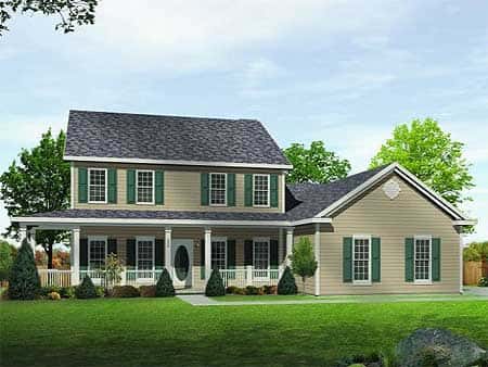 Master Down with Wraparound Porch