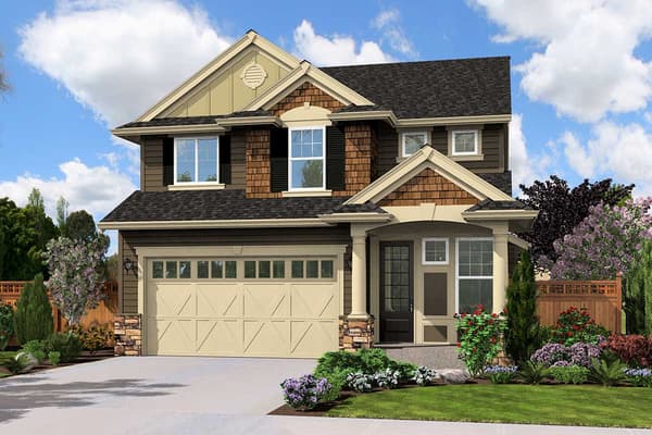 Rugged Craftsman Home Plan