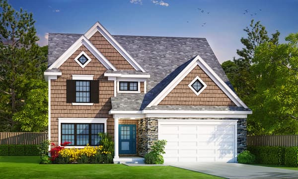 Traditional House Plan with Bonus Space Included