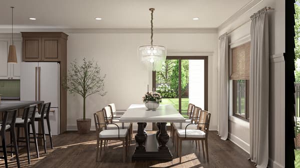 3-Bed Traditional House Plan with Clustered Bedrooms