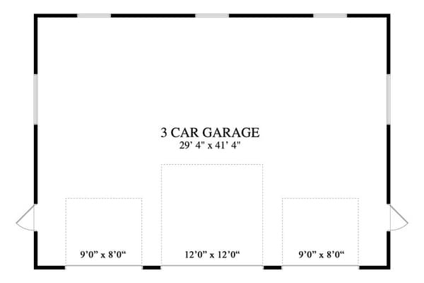 3-Car Garage with Room for an RV