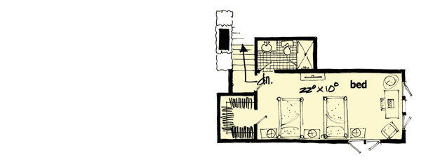 Plan 12926KN: Rustic 4 Bed Craftsman Home Plan - Floor Plan - 2nd Floor - Craftsman, Mountain, Northwest, Rustic
