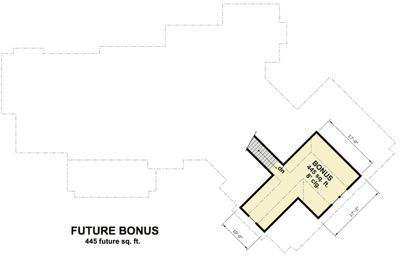 Plan 14652RK: 4 Bed 4 Bath Craftsman for a Sloping Lot - Floor Plan - Bonus - Craftsman, Mountain, Northwest