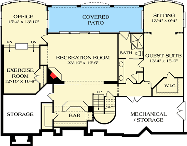 Plan 17579LV: Impressive Design - Floor Plan - Lower Level
- European