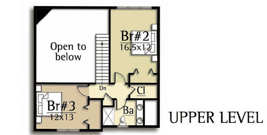 Plan 18733CK: 5-Bed Mountain Cottage on a Walkout Basement - Floor Plan - 2nd Floor - Cottage, Country, Craftsman, Mountain, Rustic, Vacation