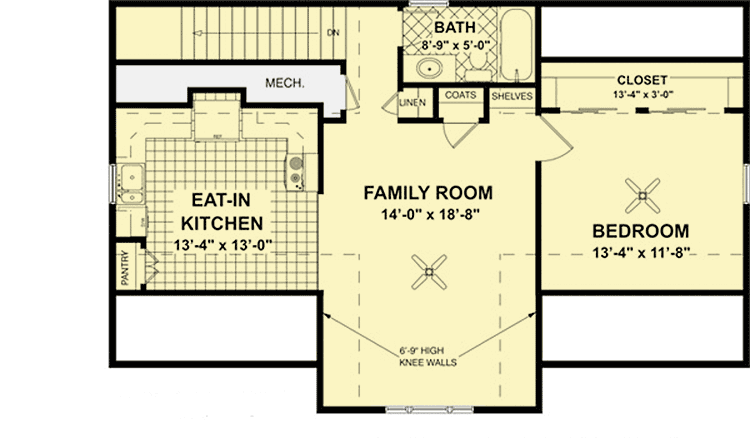 Plan 20042GA: 3-Car Carriage House Plan - Floor Plan - 2nd Floor - Carriage