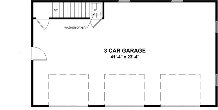 Plan 20042GA: 3-Car Carriage House Plan - Floor Plan - Main Level - Carriage