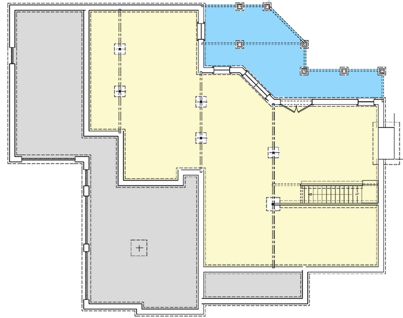 Plan 20068GA: Charming Northwest Craftsman - Floor Plan - Unfinished Basement - Craftsman, Northwest