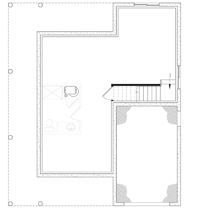 Plan 2163DR: Charming Country Farmhouse House Plan with 3 Bedrooms and Wrap-Around Porch - Floor Plan - Unfinished Basement - Country, Farmhouse