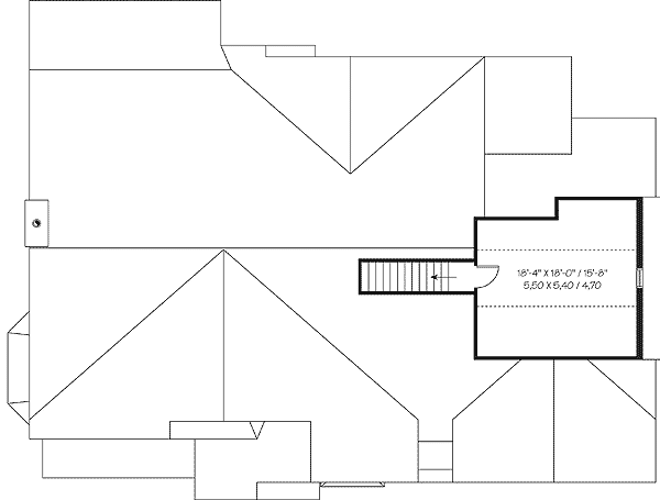 Plan 21655DR: Airy Florida Style Design - Floor Plan - 2nd Floor - Florida-Style, Traditional