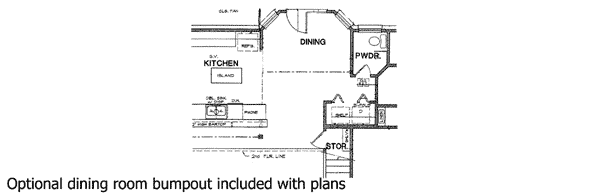 Plan 3087D: Refined Country Home Plan - Floor Plan - Optional - Cottage, Country