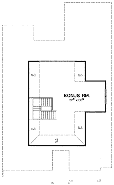 Plan 31159D: Texas Hill Country Original with Bonus Room - Floor Plan - Bonus - European