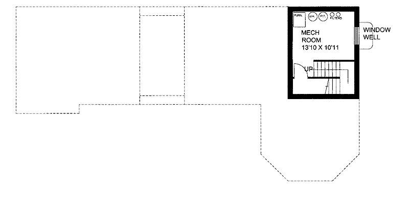 Plan 35534GH: Northwest House Plan with RV Garage - Floor Plan - Lower Level - Northwest