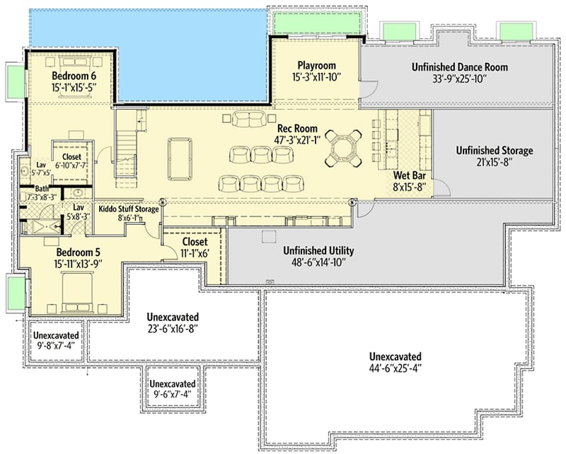 Plan 64426SC: Remarkable Rustic Craftsman House Plan - Floor Plan - Optional Finished Lower Level - Country, Craftsman, Mountain, New American, Northwest, Southern