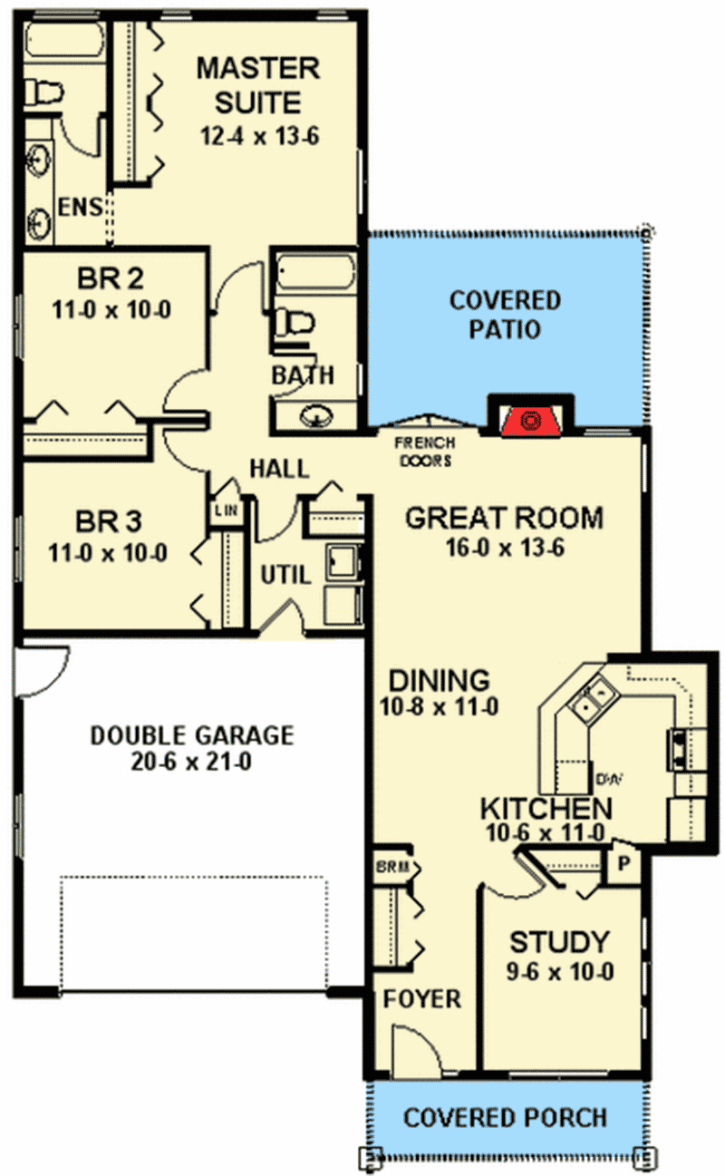 Plan 67737MG: Attractive Bungalow House Plan