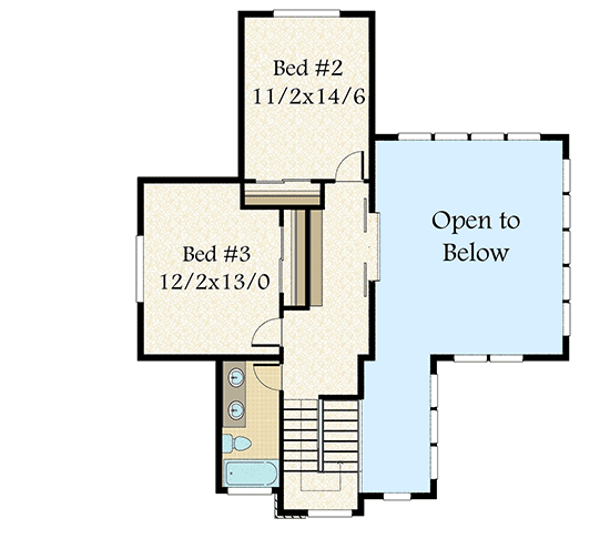 Plan 85135MS: Slimmed Down Exclusive 3 Bed Modern House Plan - Floor Plan - 2nd Floor - Modern, Northwest