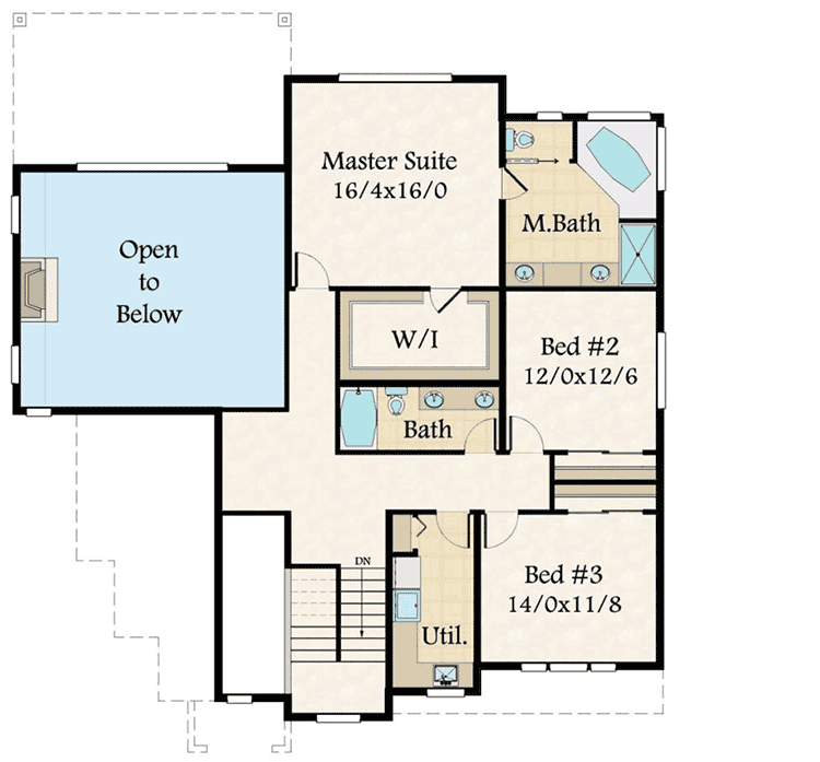 Plan 85149MS: Exclusive European House Plan - Floor Plan - 2nd Floor - European, Traditional