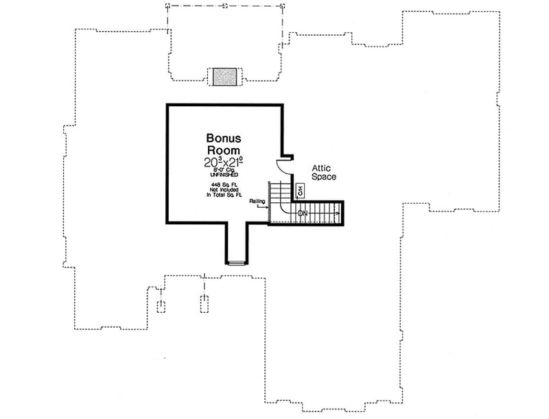 Plan 48534FM: Impressive French Country House Plan - Floor Plan - Bonus Level - European, French Country