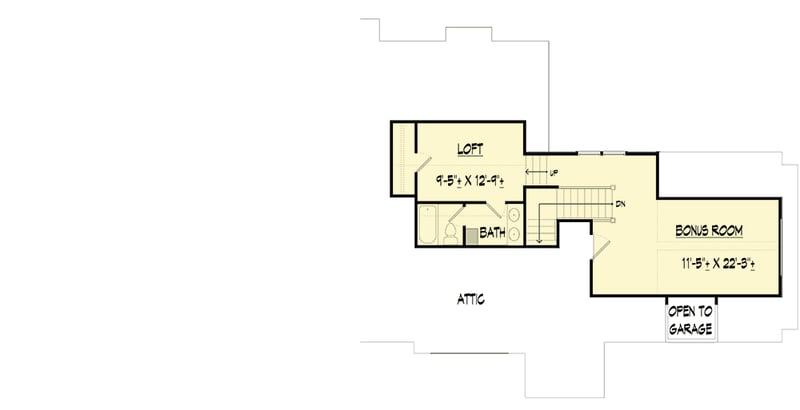 Plan 36086DK: Wide Country House Plan - Floor Plan - 2nd Floor - Country, Traditional