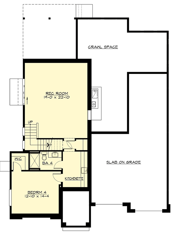 Plan 23685JD: Northwest House Plan with a Contemporary Flair - Floor Plan - Optional Finished Lower Level - Contemporary, Modern, Northwest